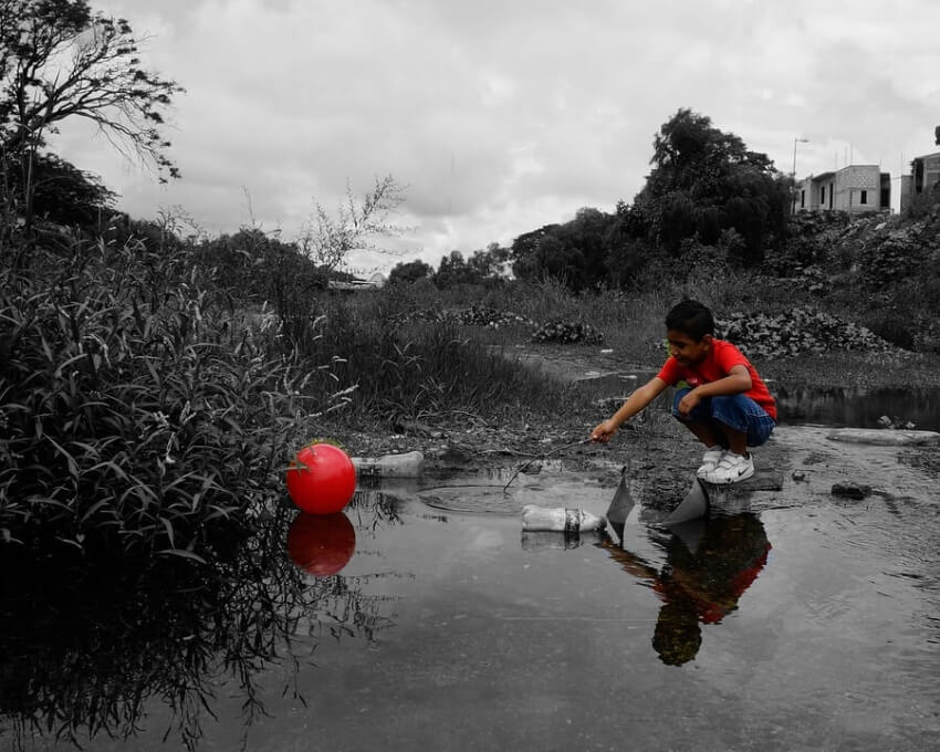 Los niños y la contaminación